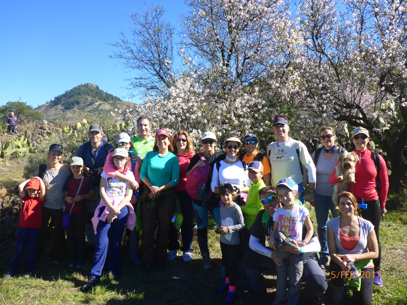 Ruta familiar: Los almendros en flor de Santiago del Teide